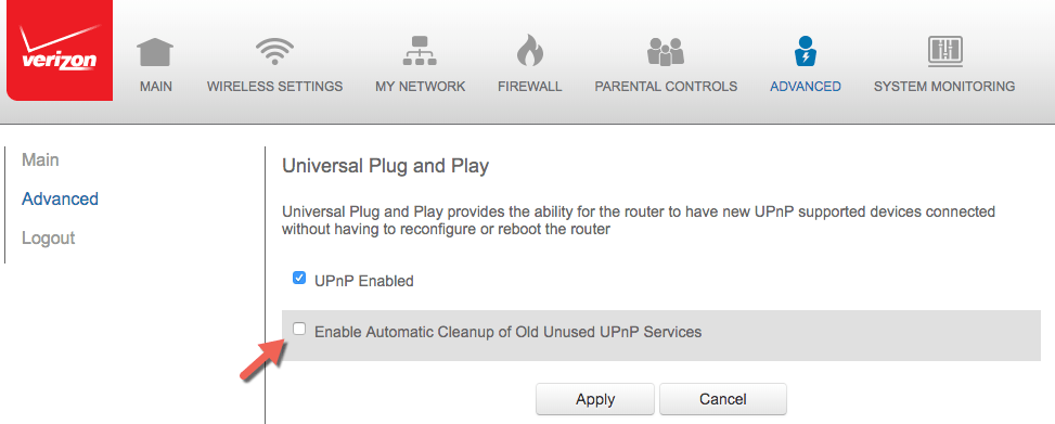 Disable UPnP to Secure Chromecast