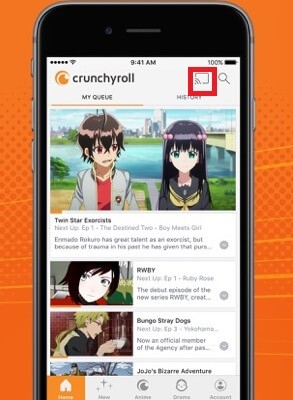 How to Chromecast Crunchyroll to TV?