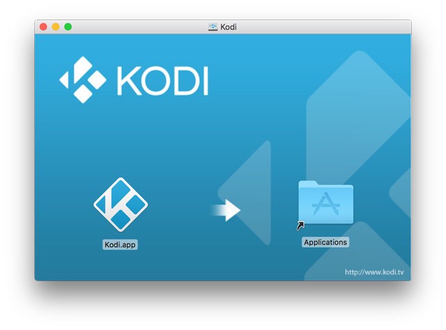 Transfer Kodi to Applications folder 