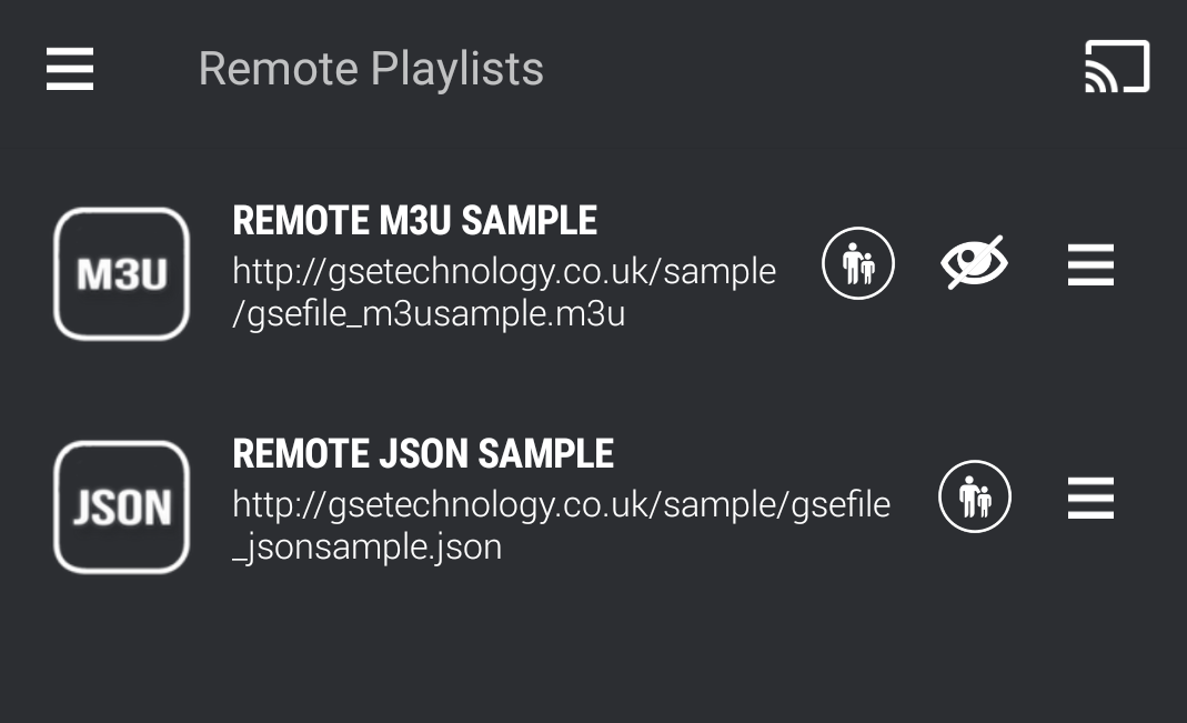Add M3U playlists 