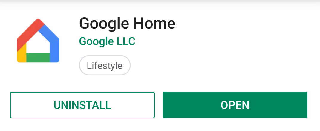 Install Google Home