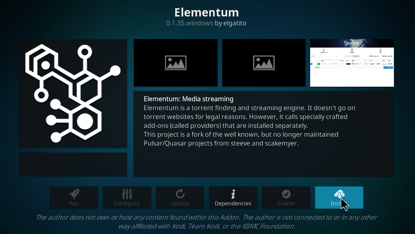 Elementum Kodi Addon