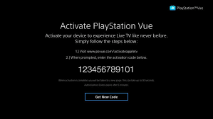 Activate PlayStation Vue on Roku