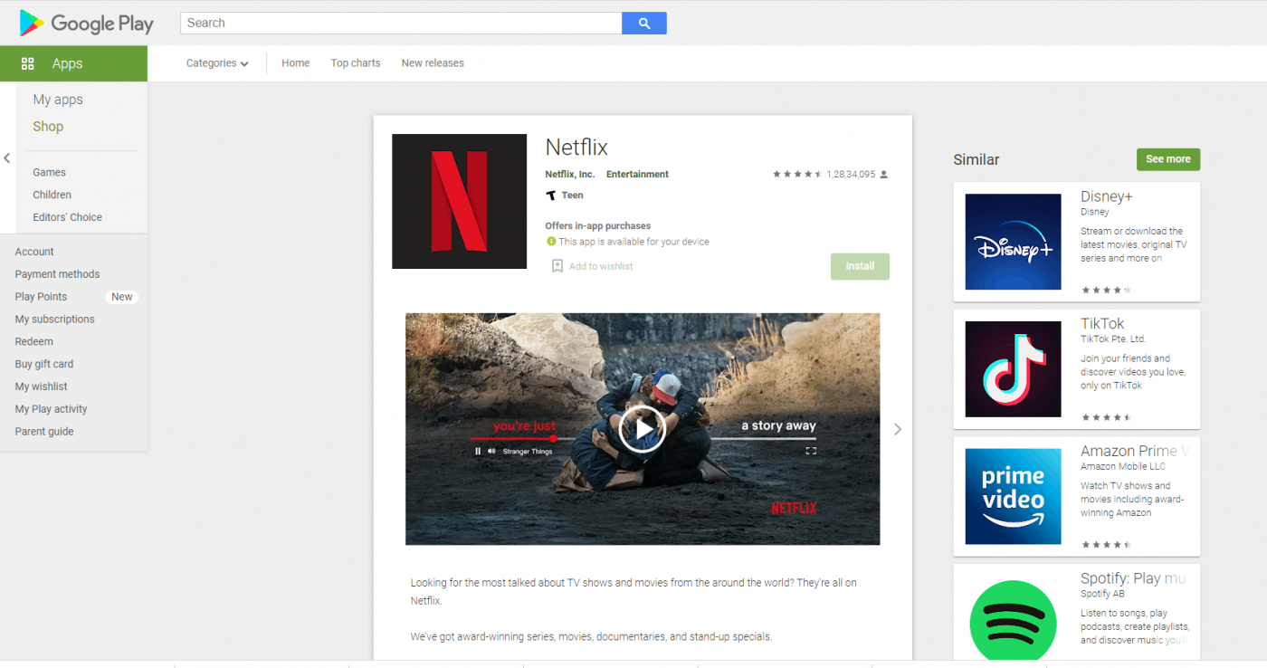 Install Netflix on Chromebook